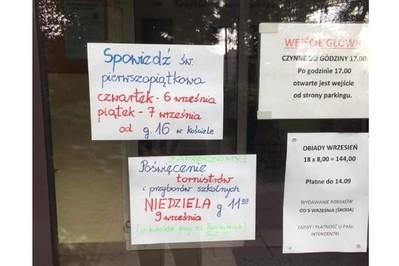 Ogłoszenia religijne w szkole?! 