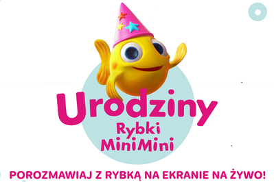 Kto powiedział, że urodziny trwają 1 dzień? Rybka MiniMini przedłuża świętowanie swoich urodzin!