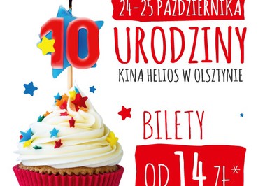 10. urodziny kina Helios w Olsztynie!