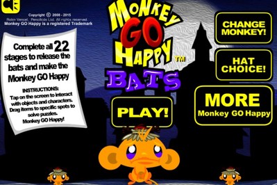 Monkey Go Happy Bats, czyli edukacyjna rozrywka dla dzieci w Halloween