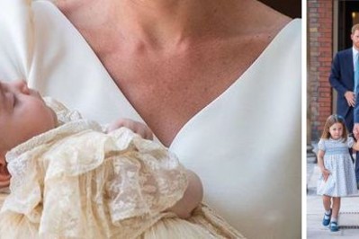 Książę Louis ma 6 chrzestnych! ZDJĘCIA z ceremonii chrztu