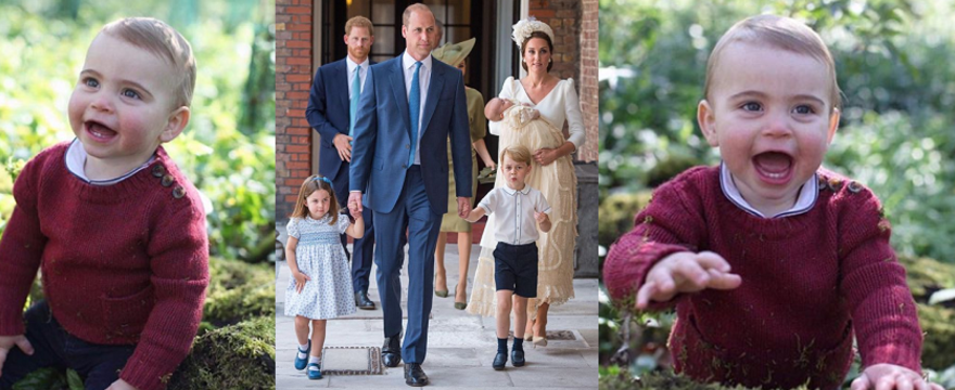 Książę Louis kończy 1. rok! Rodzina królewska opublikowała nowe ZDJĘCIA. Jak Wam się podobają?