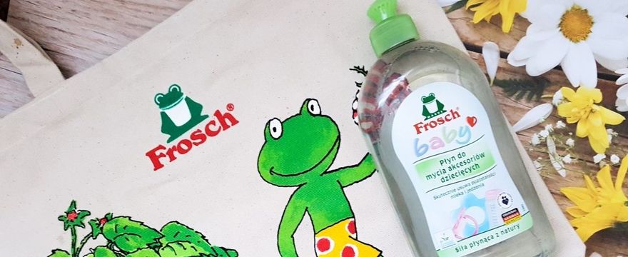 Płyn do mycia akcesoriów dziecięcych Frosch Baby zyskał uznanie naszych Mam!