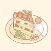Owocowo -piankowe ciasto
