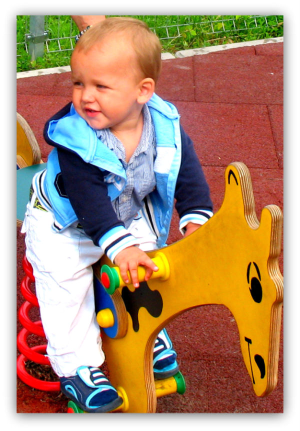 Bujam się na żyrafce :)