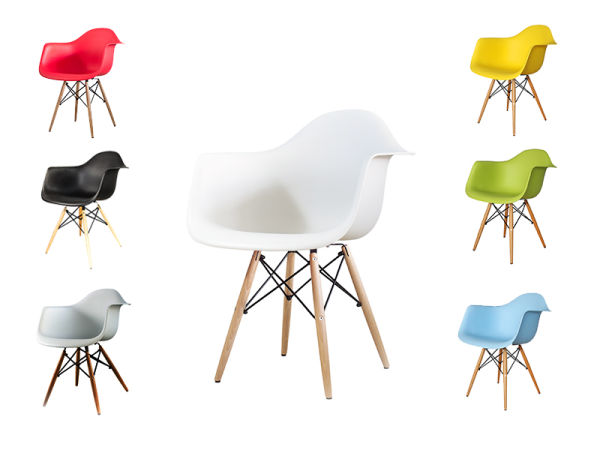 Krzesło a la skandynawskie - z allegro: Krzesło inspirowane MONDI DAW DAR Eames Eiffel
